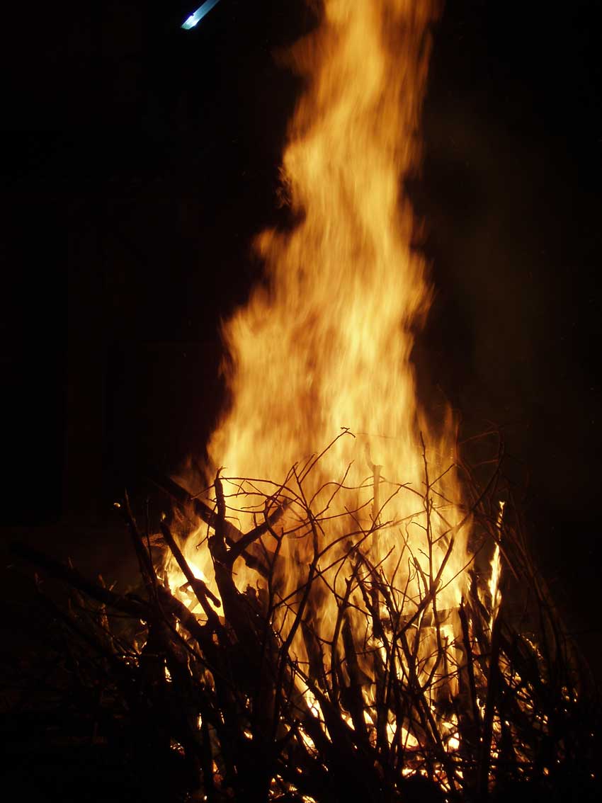 falò dell'Immacolata Concezione