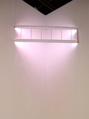 little ladder scaletta rgb led light installation 2008