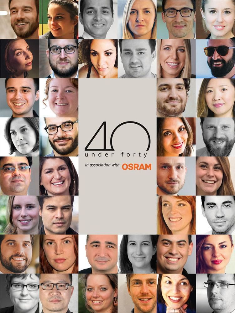 40 under forty - lighting design award