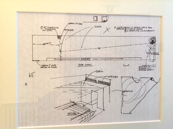 schizzi progettuali - Robert Irwin