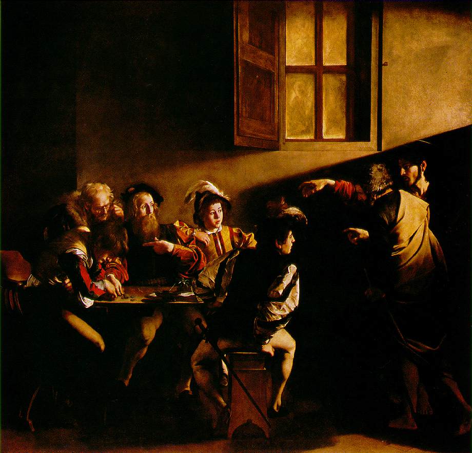 Caravaggio: la chiamata di San Matteo